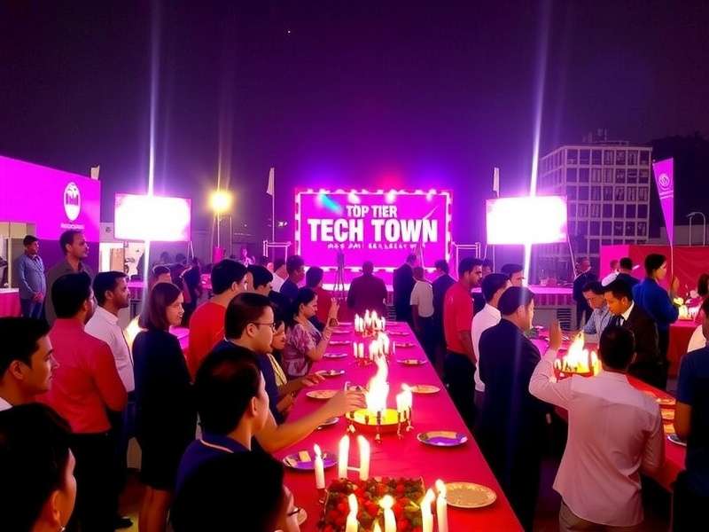 Diwali Festival in Top Tier Tech Town Top Tier Tech Town Diwali Event